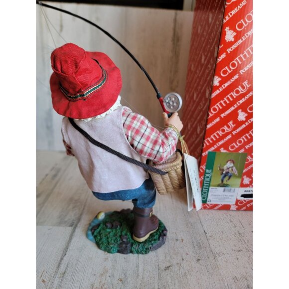 Clothtique catch release possible dream Santa Claus fishing fish Xmas - Picture 8 of 10